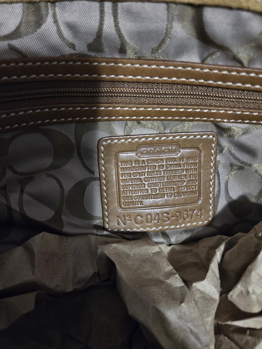 Coach Vintage Hampton Suede Soho. - Picture 7 of 8